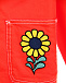 Красная джинсовая куртка с вышивкой Stella McCartney | Фото 5