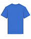 Синяя футболка с крупным лого Diesel | Фото 2