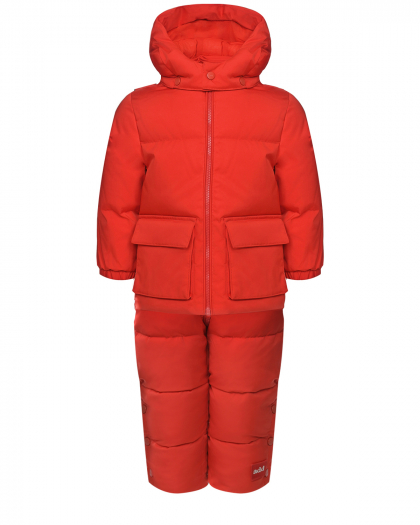 Комплект: куртка и полукомбинезон, красный ADD | Фото 1