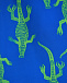 Синие шорты для купания с принтом &quot;крокодилы&quot;  | Фото 3