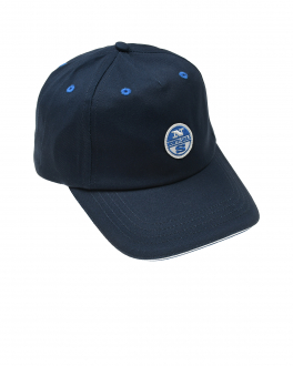 Синяя бейсболка с лого NORTH SAILS Синий, арт. 727150 000 0802 | Фото 1