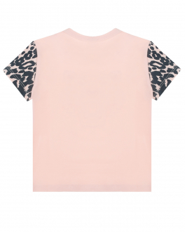 Розовая футболка с принтом &quot;тигр&quot; KENZO Розовый, арт. K05361 471 | Фото 2