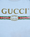 Голубой подарочный комплект: боди, слюнявчик и шапка GUCCI | Фото 7