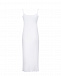 Белое платье в рубчик Hinnominate | Фото 5