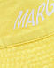 Желтая панама с белым лого MM6 Maison Margiela | Фото 3