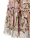 Платье с принтом &quot;лилии&quot; Dolce&Gabbana | Фото 4