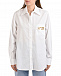 Белая рубашка с золотистым логотипом No. 21 | Фото 7