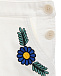 Белый полукомбинезон с вышитыми цветами Stella McCartney | Фото 3