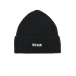 Черная шапка с лого MSGM | Фото 1