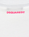 Белая футболка с розовым логотипом Dsquared2 | Фото 4