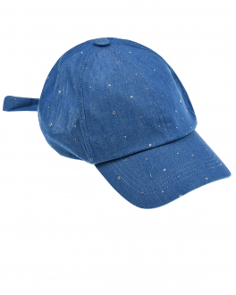 Джинсовая кепка с бантом MaxiMo Голубой, арт. 13503-955300 40 | Фото 1