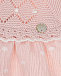 Розовое платье с вышивкой Paz Rodriguez | Фото 3
