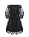 Черное шелковое платье с шитьем Stella McCartney | Фото 2