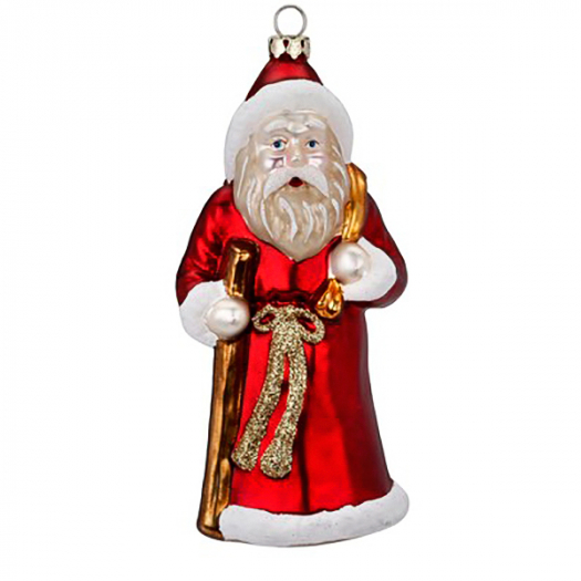 Подвеска &quot;Санта Клаус&quot; красный 14,5 см Inges Christmas | Фото 1