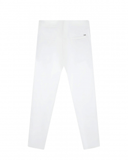 Белые классические брюки Emporio Armani Белый, арт. 3L4PJG 1NJ7Z 0100 | Фото 2