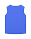 Синяя футболка без рукавов Moschino | Фото 2