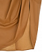 Коричневая юбка из натуральной кожи Giuseppe di Morabito | Фото 4
