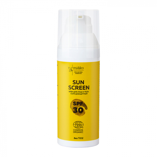 Солнцезащитный крем для лица и тела Sun Screen SPF30, 50 мл Mi&KO | Фото 1