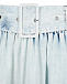Голубая джинсовая юбка с поясом MSGM | Фото 5