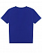 Синяя футболка с принтом &quot;Кот&quot; GUCCI | Фото 2