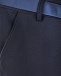Синие классические брюки с поясом-лентой Aletta | Фото 4