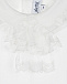 Белая трикотажная рубашка с жабо Aletta | Фото 4