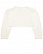 Белая кофта с преламутровой пуговицей Dolce&Gabbana | Фото 2