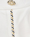 Белая юбка с отделкой золотистым кантом Genny | Фото 3
