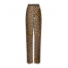 Прямые брюки с леопардовым принтом Roberto Cavalli | Фото 1