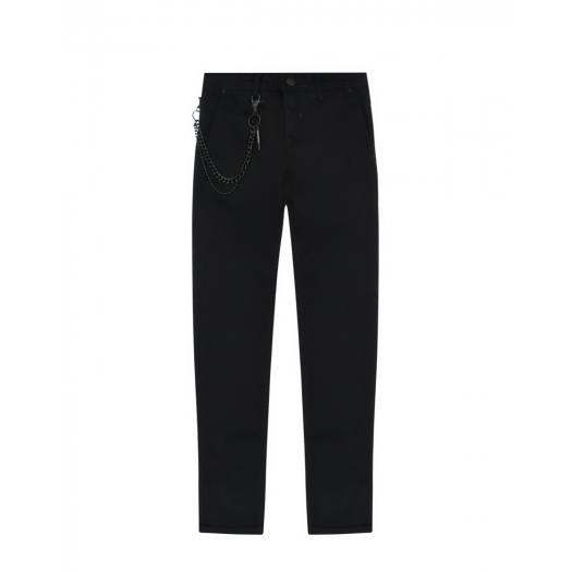 Черные брюки с цепочкой Antony Morato | Фото 1