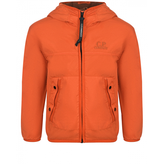 Оранжевая куртка с капюшоном CP Company | Фото 1