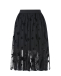 Черная многослойная юбка Stella McCartney | Фото 1