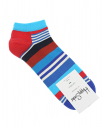Спортивные носки в разноцветную полоску