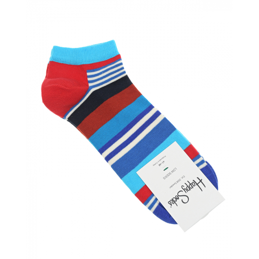 Спортивные носки в разноцветную полоску Happy Socks | Фото 1