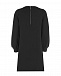 Черное платье с принтом &quot;медвежонок Томас&quot; Burberry | Фото 2