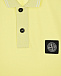 Желтая футболка-поло из хлопка-пике  | Фото 3