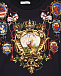 Черная футболка с принтом &quot;гербы&quot; Dolce&Gabbana | Фото 3