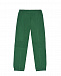 Темно-зеленые брюки с лого No. 21 | Фото 2