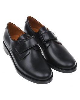 Черные кожаные туфли с застежкой велкро Beberlis Черный, арт. 20404-W20 NEGRO | Фото 1