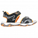 Черные сандалии с оранжевой подкладкой SUPERFIT | Фото 2