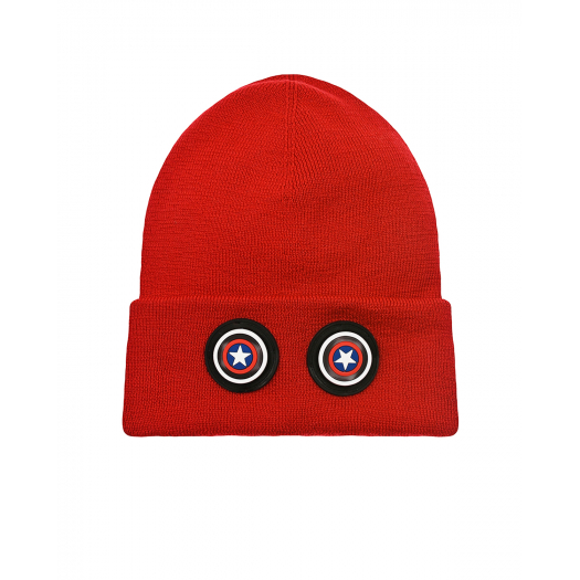 Красная шапка с нашивками Regina | Фото 1