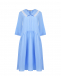 Голубое платье с кружевной отделкой Vivetta | Фото 1