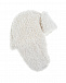 Белая шапка-ушанка Moncler | Фото 4
