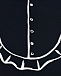 Черная футболка с имитацией ворота Emporio Armani | Фото 3