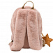 Розовый плюшевый рюкзак, 28x22x18 см IL Gufo | Фото 3