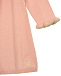 Розовое платье с оборками на рукавах  | Фото 4