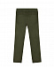 Зеленые брюки с поясом на кулиске IL Gufo | Фото 2