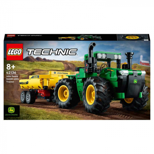 Конструктор TECHNIC &quot;John Deere 9620R 4WD Tractor&quot; Lego | Фото 1