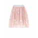 Розовая юбка с серебристыми звездами Stella McCartney | Фото 1