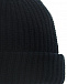 Черная шапка из кашемира Yves Salomon | Фото 3